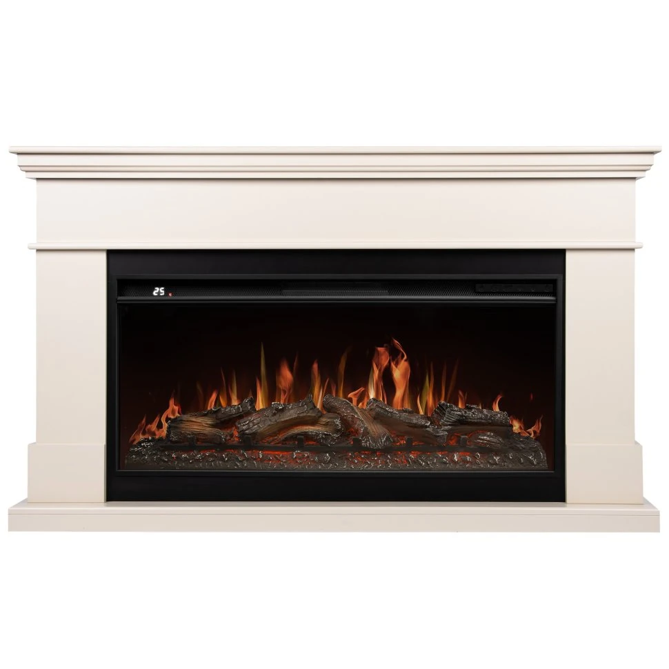 Изображение товара Электрокамин Royal Thermo Aurora RTFP/P-AR40LS с порталом Firelight California 42/40/36 кремовый