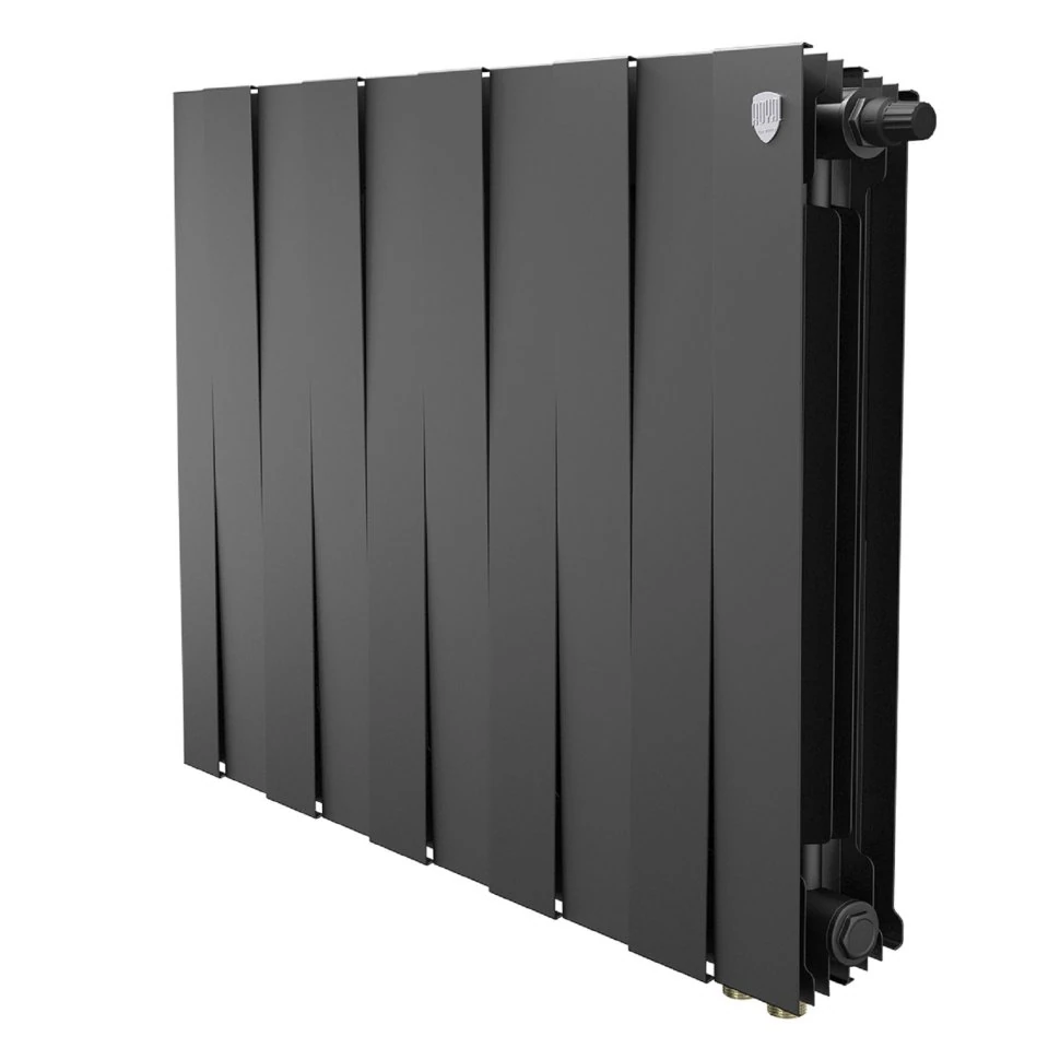 Изображение товара Биметаллический радиатор Royal Thermo PianoForte 500 черный 10 секций Изображение товара Биметаллический радиатор Royal Thermo PianoForte 500 черный 10 секций