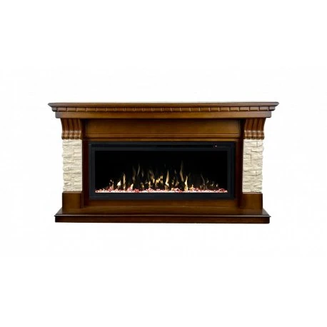 Изображение товара Электрокаминокомплект RealFlame Michigan AO с очагом Saphir 42, камень, античный дуб