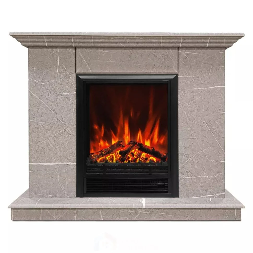 Изображение товара Электрокамин Хорошие Камины Марс с очагом RealFlame Eugene 110x86 см белый МДФ Изображение товара Электрокамин Хорошие Камины Марс с очагом RealFlame Eugene 110x86 см белый МДФ