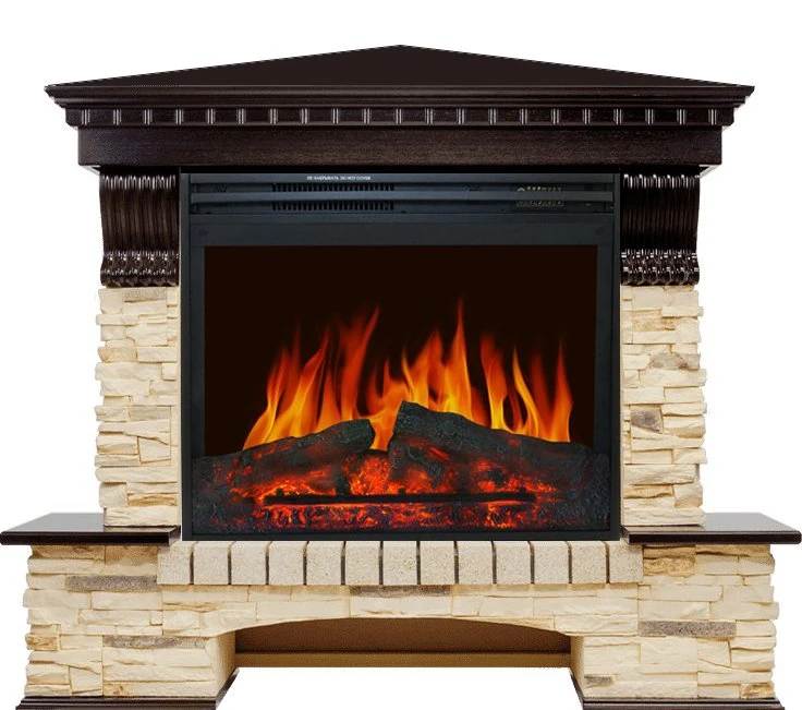 Изображение товара Каминокомплект Royal Flame Pierre Luxe сланец угловой с очагом Jupiter FX New