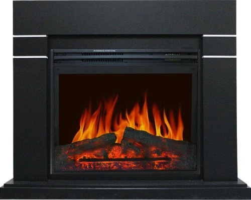 Изображение товара Каминокомплект Royal Flame Lindos черный с очагом Jupiter FX New