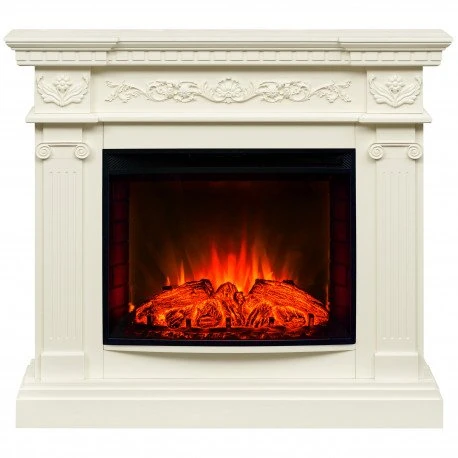 Изображение товара Электрический камин Real-Flame Riviera 25.5 WT с очагом Evrika 25.5 LED Изображение товара Электрический камин Real-Flame Riviera 25.5 WT с очагом Evrika 25.5 LED