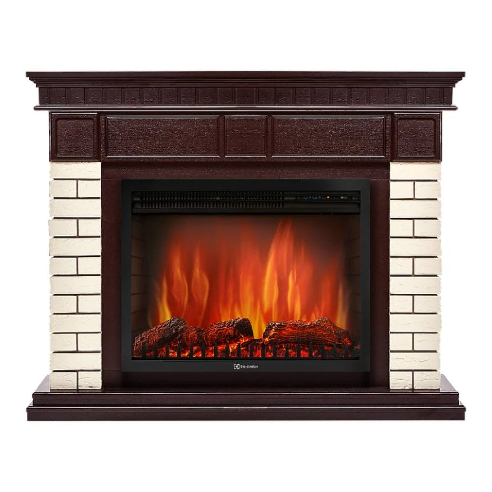 Изображение товара Электрокамин Firelight Bricks 30 с очагом Electrolux EFP/P-3020LS белый бежевый камень комфортный э Изображение товара Электрокамин Firelight Bricks 30 с очагом Electrolux EFP/P-3020LS белый бежевый камень комфортный э