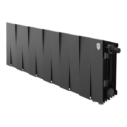 Изображение товара Биметаллический радиатор отопления Royal Thermo PianoForte 200 черный VR80 12 секций