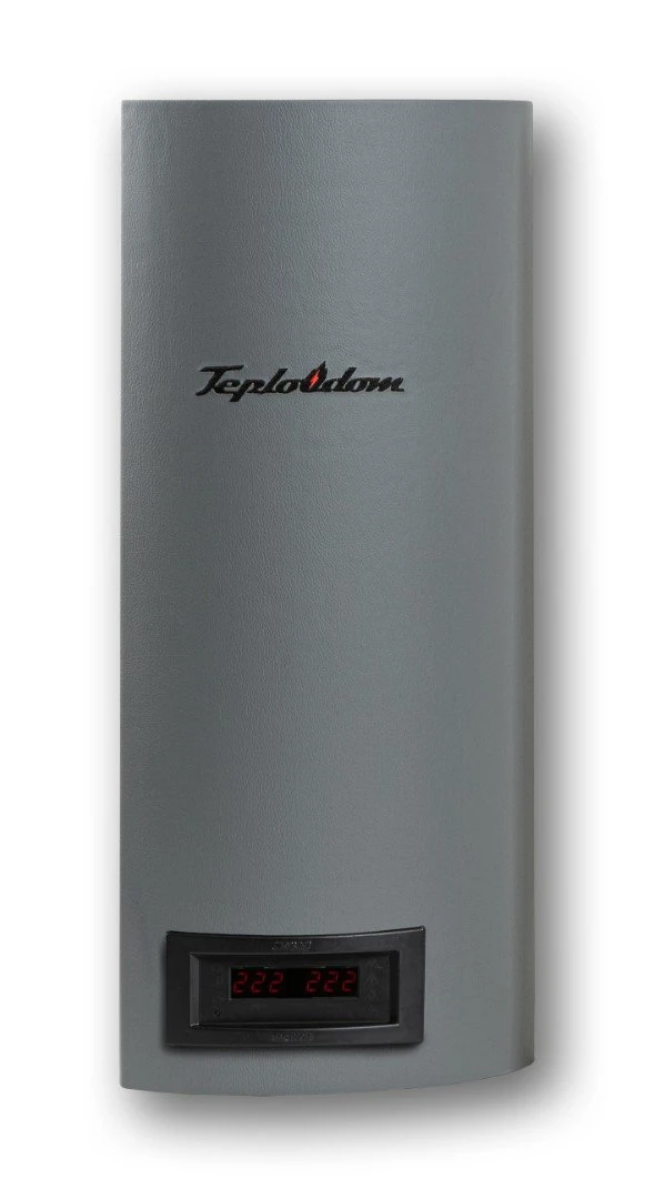Изображение товара Настенный электрический котел Бастион Teplodom i-TRM SILVER StS 9 Gray со стильным дизайном и функц
