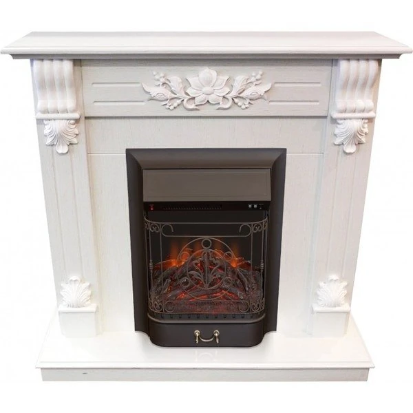 Изображение товара Электрокамин комплект RealFlame Ottawa STD/EUG WT с очагом Majestic Lux Black S