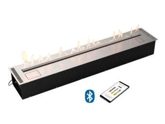 Изображение товара Автоматический биокамин Lux Fire Smart Flame 1500 RC Inox