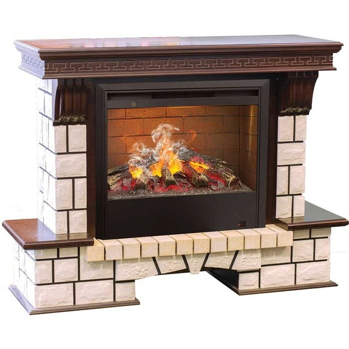 Изображение товара Каминокомплект RealFlame Stone new 26/HL AO (DN) с очагом 3D Helios 26