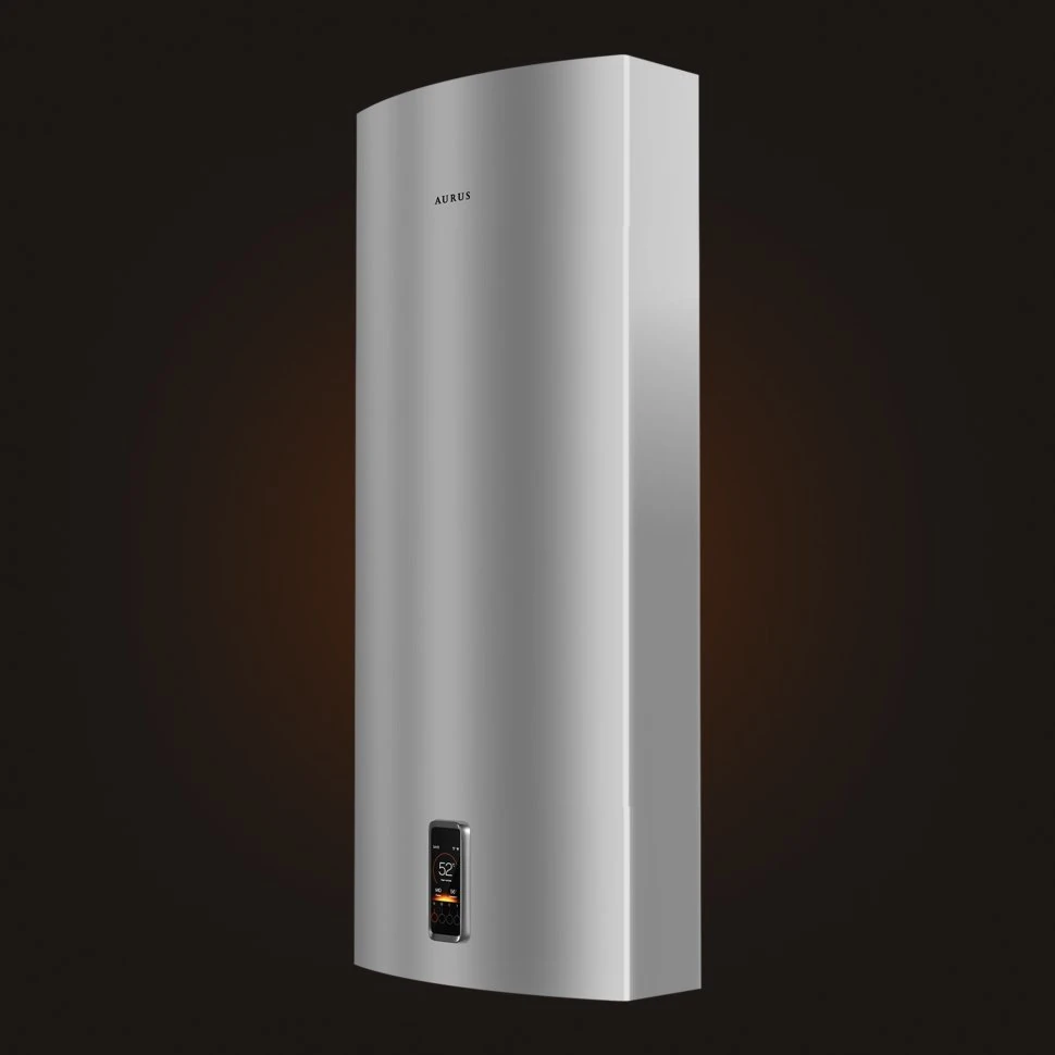 Изображение товара Накопительный водонагреватель AURUS AWH SS 50 S Silver с Wi-Fi и защитой IPX4 Изображение товара Накопительный водонагреватель AURUS AWH SS 50 S Silver с Wi-Fi и защитой IPX4