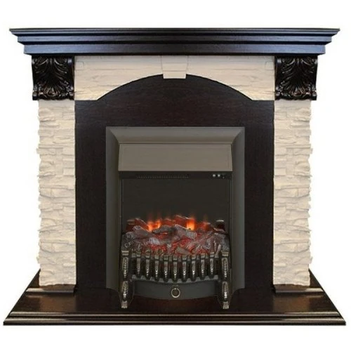 Изображение товара Каминокомплект RealFlame Dublin LUX  STD/EUG DN с очагом Fobos s Lux Black/Brass