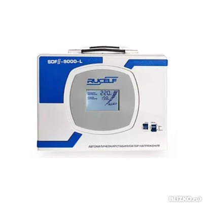 Изображение товара Стабилизатор напряжения RUCELF SDF II-9000-L 8 кВт электромеханический