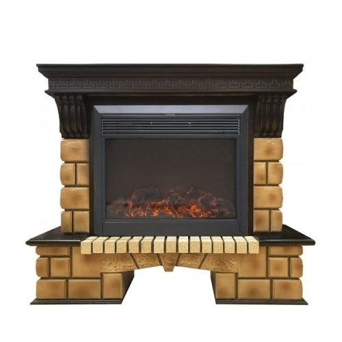 Изображение товара Каминокомплект RealFlame Stone Brick 26 с очагом Moonblaze Deluxe
