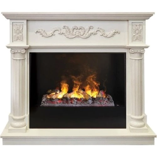 Изображение товара Каминокомплект RealFlame Silvia 26 WT 3D Cassette 630 + Black вставка