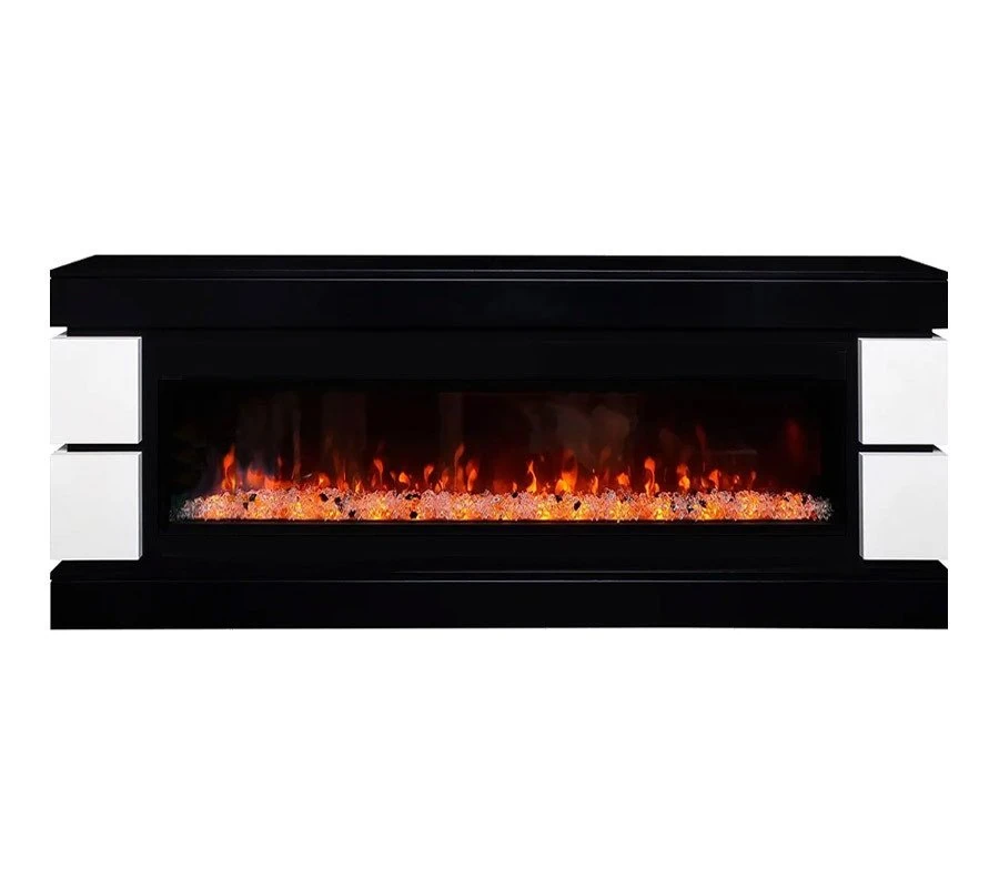 Изображение товара Электрокамин RealFlame Denver с очагом Manhattan 1560 современный стиль регулировка яркости