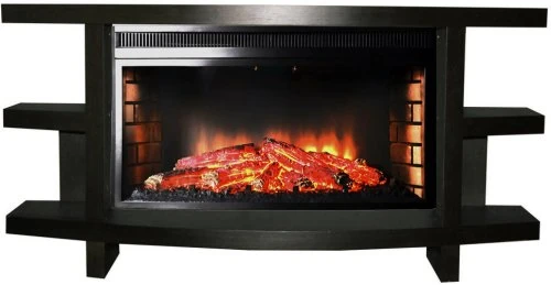 Изображение товара Каминокомплект Interflame Лонг с очагом Panoramic 33W LED FX венге