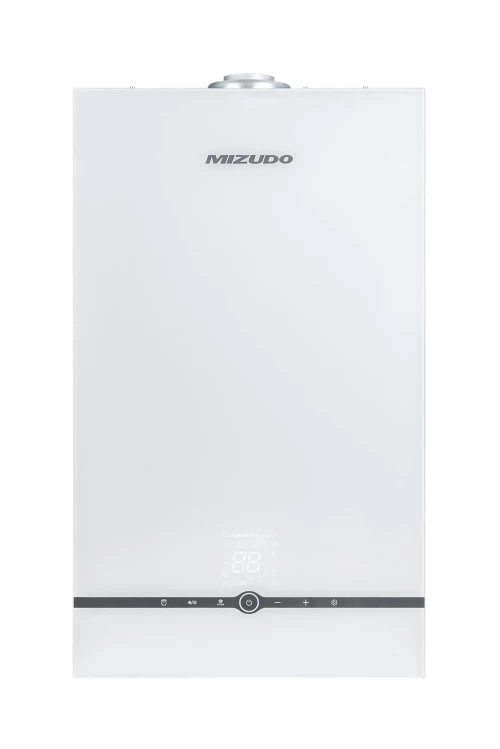 Изображение товара Настенный газовый котел MIZUDO MAESTRO GEM M24Т c шиной OpenTherm стеклянная панель белая