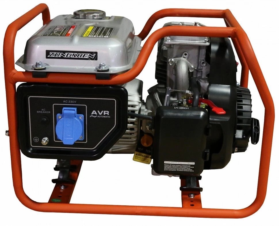Изображение товара Бензиновый генератор Zongshen PB 1800, 1.5 кВА, ручной запуск