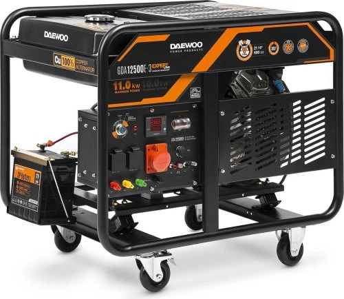 Изображение товара Генератор бензиновый Daewoo GDA 12500E-3