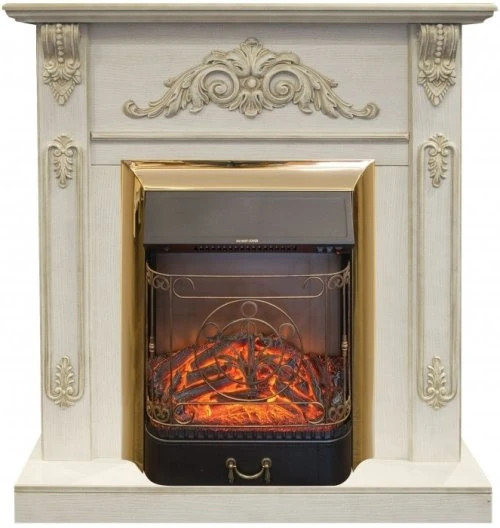 Изображение товара Каминокомплект RealFlame Anita STD/EUG WTG с очагом Majestic Lux Brass S