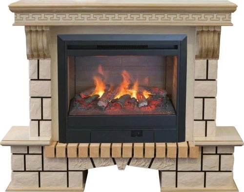 Изображение товара Каминокомплект RealFlame Stone new 26/HL WTG с очагом 3D Helios