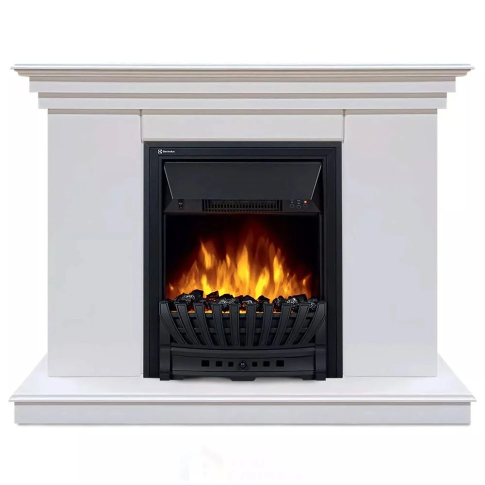 Изображение товара Каминокомплект Хорошие Камины Марс с очагом Electrolux Classic EFP/P-1020LS белый Изображение товара Каминокомплект Хорошие Камины Марс с очагом Electrolux Classic EFP/P-1020LS белый