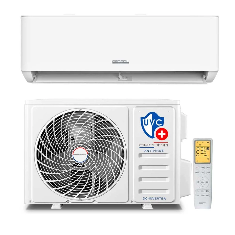 Изображение товара Настенная сплит-система Aeronik ASI-12IU3/ASO-12IU3 инвертор с функциями очистки и Wi-Fi