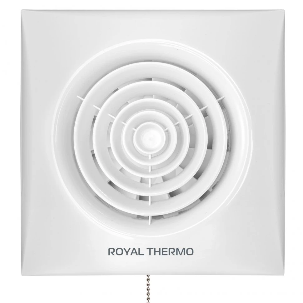 Изображение товара Вытяжной вентилятор Royal Thermo RAFR 100 P с тяговым выключателем 35 кв м белый Изображение товара Вытяжной вентилятор Royal Thermo RAFR 100 P с тяговым выключателем 35 кв м белый