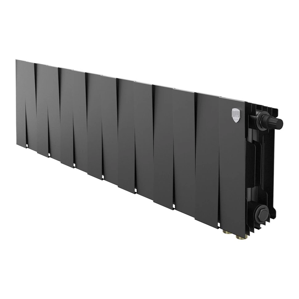 Изображение товара Биметаллический радиатор отопления Royal Thermo PianoForte 200 VDR80 Noir Sable 14 секций Изображение товара Биметаллический радиатор отопления Royal Thermo PianoForte 200 VDR80 Noir Sable 14 секций