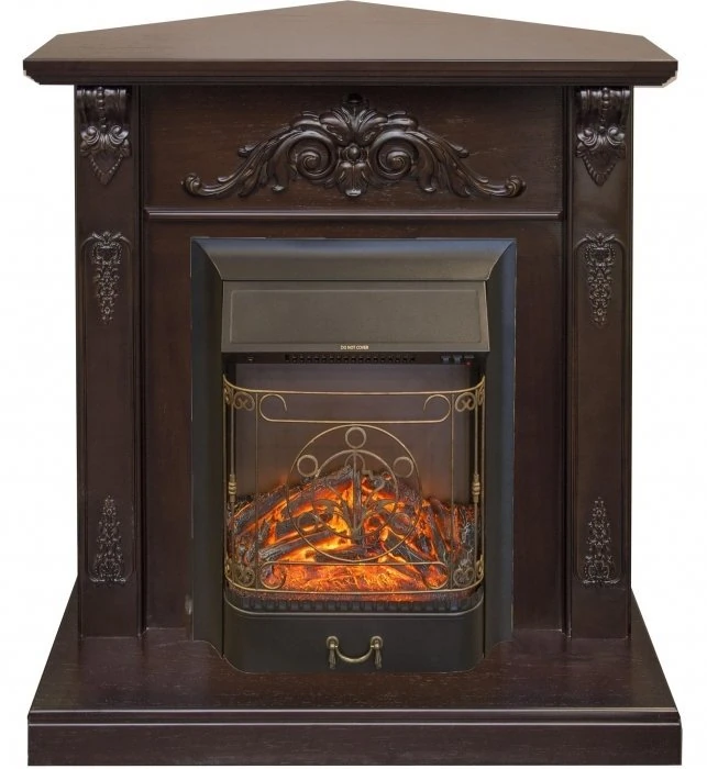 Изображение товара Электрокамин RealFlame Anita corner STD/EUG AO с очагом Majestic Lux Black S