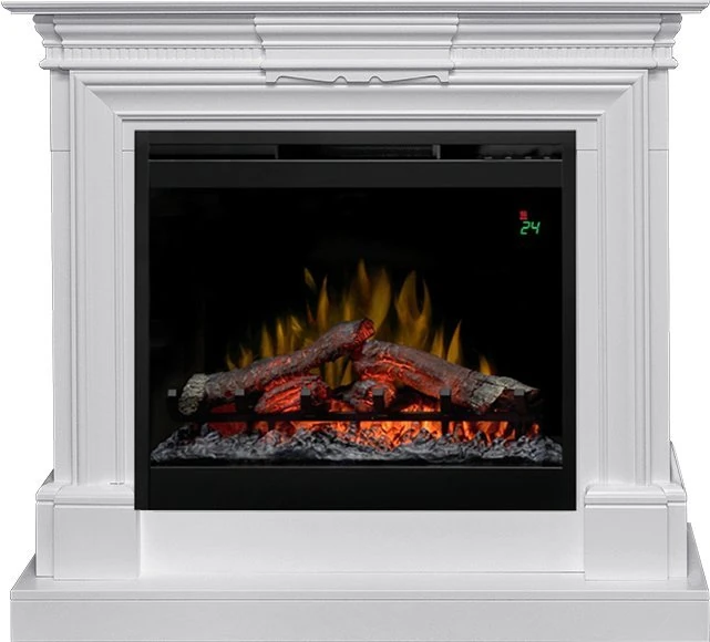 Изображение товара Каминокомплект Dimplex Chelsea с очагом Symphony 26'' DF2624L-INT белый Изображение товара Каминокомплект Dimplex Chelsea с очагом Symphony 26'' DF2624L-INT белый