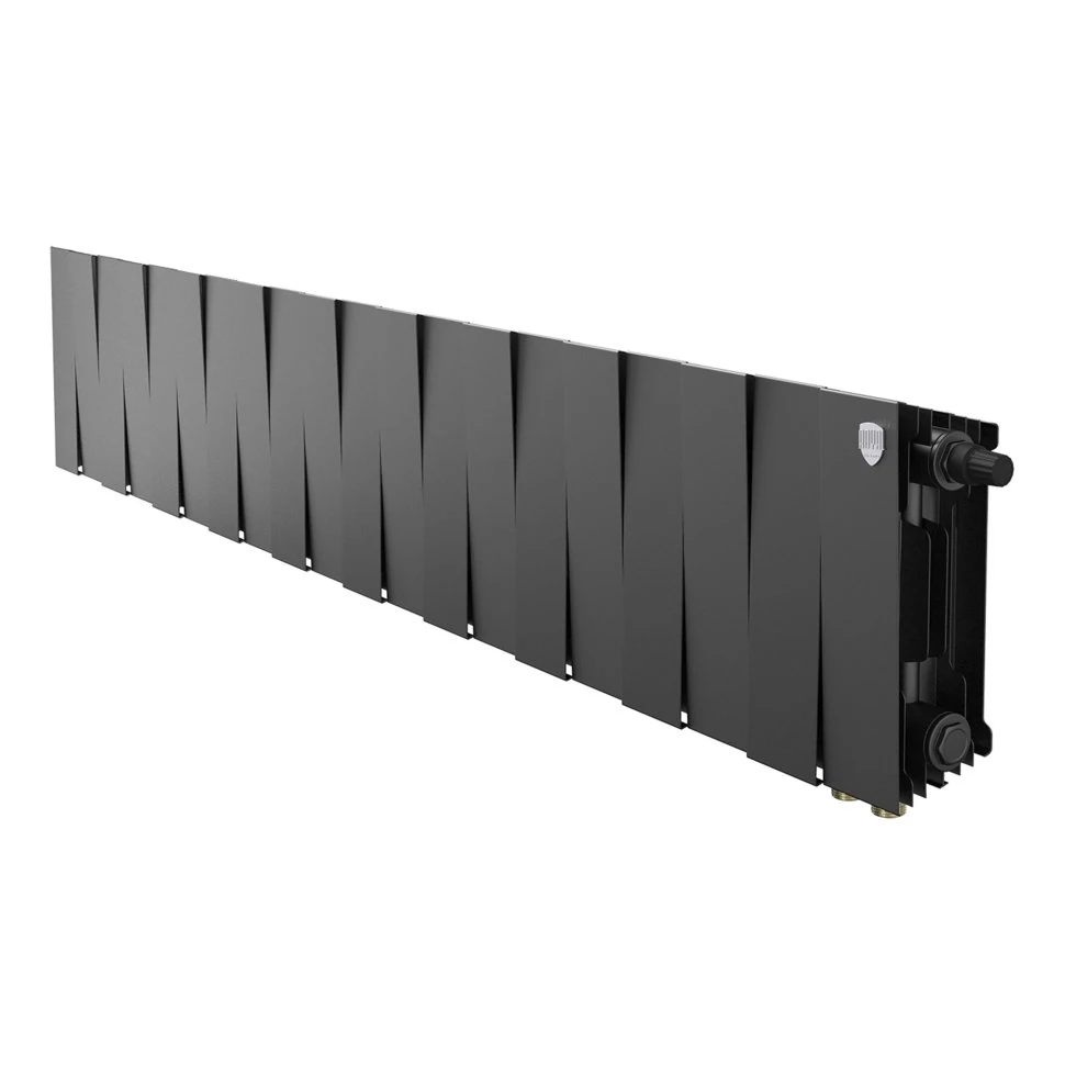 Изображение товара Биметаллический радиатор отопления Royal Thermo PianoForte 200 VDR80 Noir Sable 20 секций Изображение товара Биметаллический радиатор отопления Royal Thermo PianoForte 200 VDR80 Noir Sable 20 секций