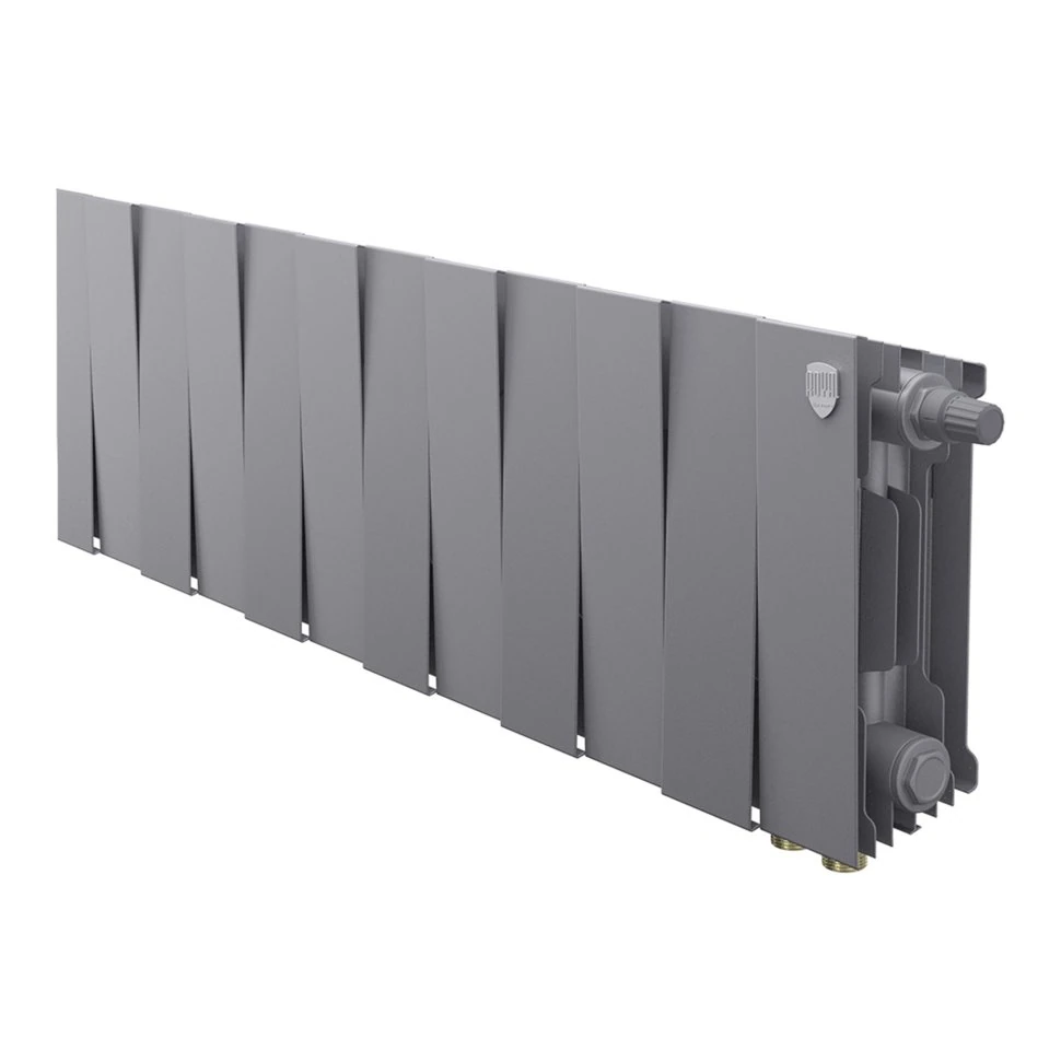 Изображение товара Биметаллический радиатор отопления Royal Thermo PianoForte 200 VDR80 12 секций серебристый Изображение товара Биметаллический радиатор отопления Royal Thermo PianoForte 200 VDR80 12 секций серебристый