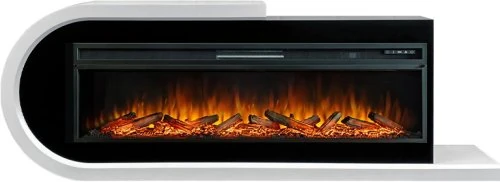 Изображение товара Каминокомплект Royal Flame Basel L с очагом Vision 60 LOG LED белый с черным