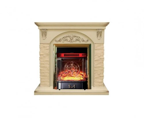 Изображение товара Каминокомплект Interflame Берн сланец с очагом Majestic FX M Brass