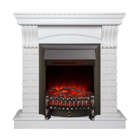 Изображение товара Каминокомплект RealFlame Jazz WT с очагом Fobos Lux Black S