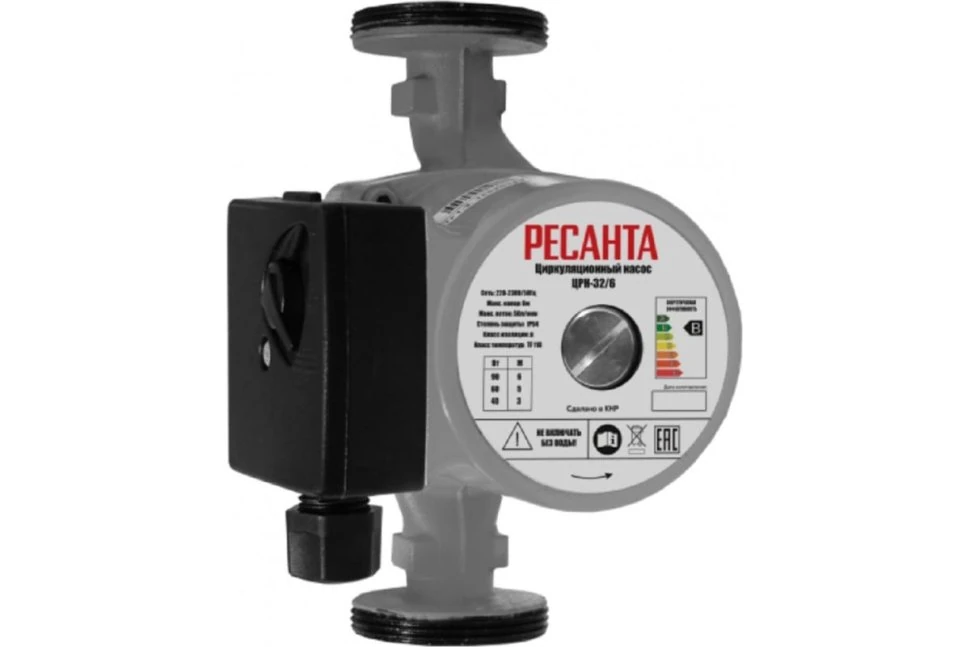 Изображение товара Циркуляционный насос Ресанта ЦРН-32/8 для отопления и водоснабжения Изображение товара Циркуляционный насос Ресанта ЦРН-32/8 для отопления и водоснабжения