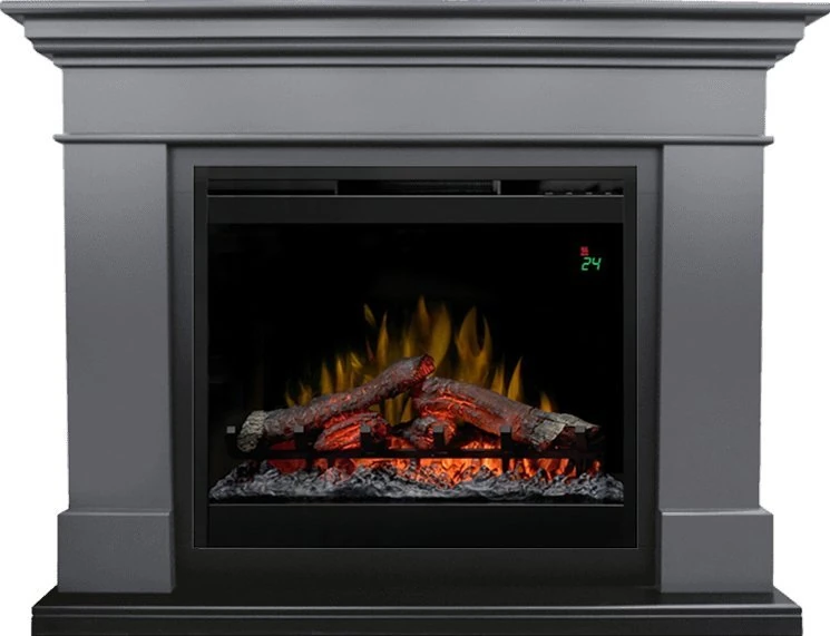 Изображение товара Каминокомплект Dimplex California с очагом Symphony 26'' DF2624L-INT cерый графит Изображение товара Каминокомплект Dimplex California с очагом Symphony 26'' DF2624L-INT cерый графит