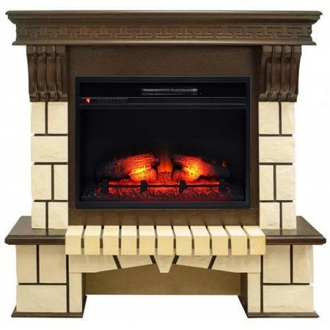Изображение товара Электрокамин каминокомплект RealFlame Stone 24 с эффектом живого пламени Изображение товара Электрокамин каминокомплект RealFlame Stone 24 с эффектом живого пламени