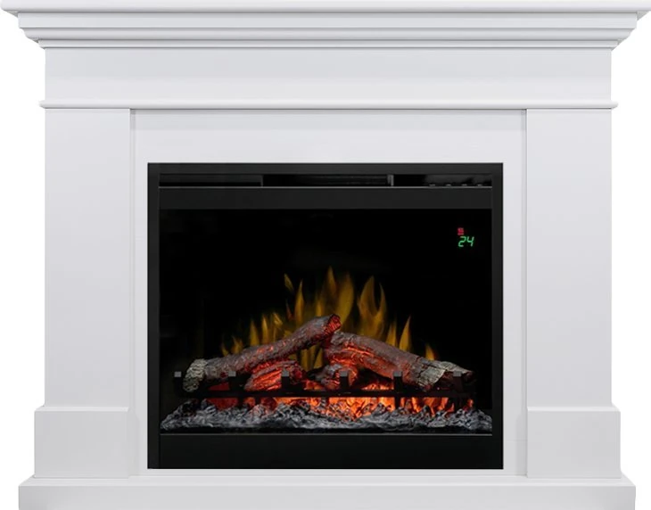 Изображение товара Каминокомплект Dimplex California с очагом Symphony 26'' DF2624L-INT белый Изображение товара Каминокомплект Dimplex California с очагом Symphony 26'' DF2624L-INT белый