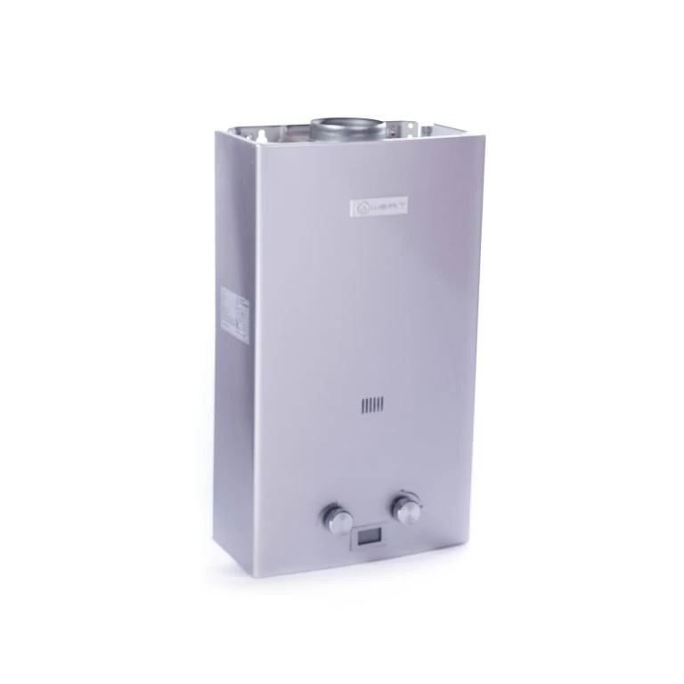 Изображение товара Газовый проточный водонагреватель WertRus 10E Silver 20 кВт для квартиры и дома Изображение товара Газовый проточный водонагреватель WertRus 10E Silver 20 кВт для квартиры и дома