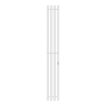 Электрический полотенцесушитель Primoclima Sol R C E White 150*18 4