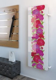 Настенный дизайн-конвектор Varmann Glasskon GLK V W O 115.550.1820 вертикальный