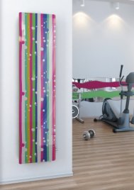 Настенный дизайн-конвектор Varmann Glasskon GLK V W O 115.550.1820 вертикальный