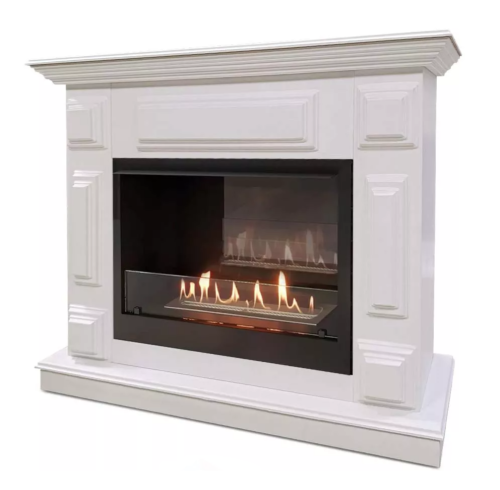 Каминокомплект Хорошие Камины Юпитер с очагом Firelight BFP/P-2520 белый — фото 2