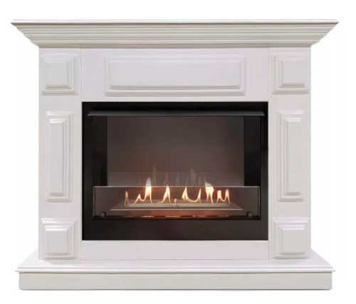 Каминокомплект Хорошие Камины Юпитер с очагом Firelight BFP/P-2520 белый — фото 1
