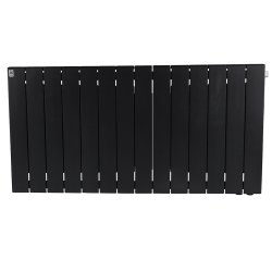 Биметаллический радиатор отопления Rifar Supremo Ventil SVR 500 14 секций нижнее правое подключение антрацит