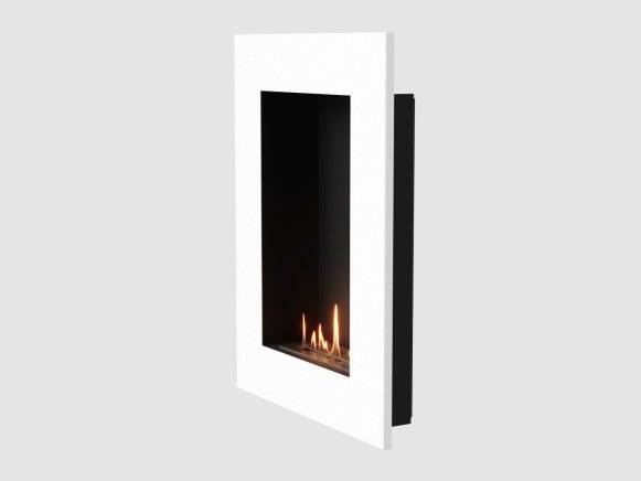 Изображение товара Настенный биокамин Lux Fire Моника 2 Н XS белый для отопления и уюта