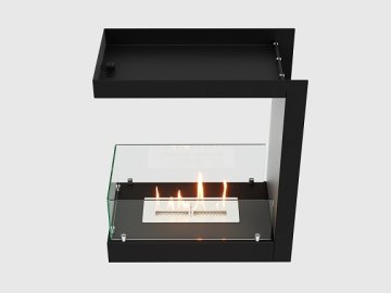 Встроенный биокамин Lux Fire Торцевой 555 М ВБКТ-555M