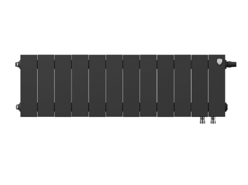Биметаллический радиатор отопления Royal Thermo PianoForte 200 12 секций Noir Sable VDR — фото 1